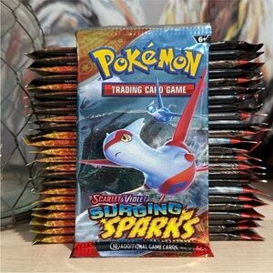 New! (50) Pokémon TCG Surging Sparks Booster Packs